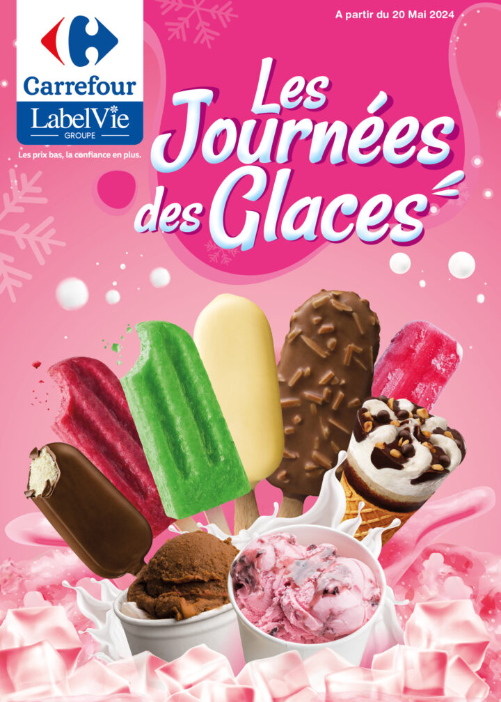 les journées des glaces chez carrefour